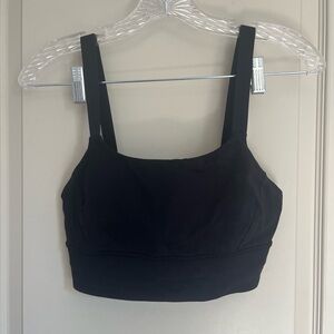 Lululemon Black Convertible 2-in-1 Crossback Normal High Support Sports Bra - 4